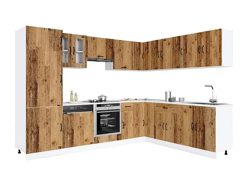 Ensemble d'armoires de cuisine 14 pcs Kalmar bois d'ingénierie