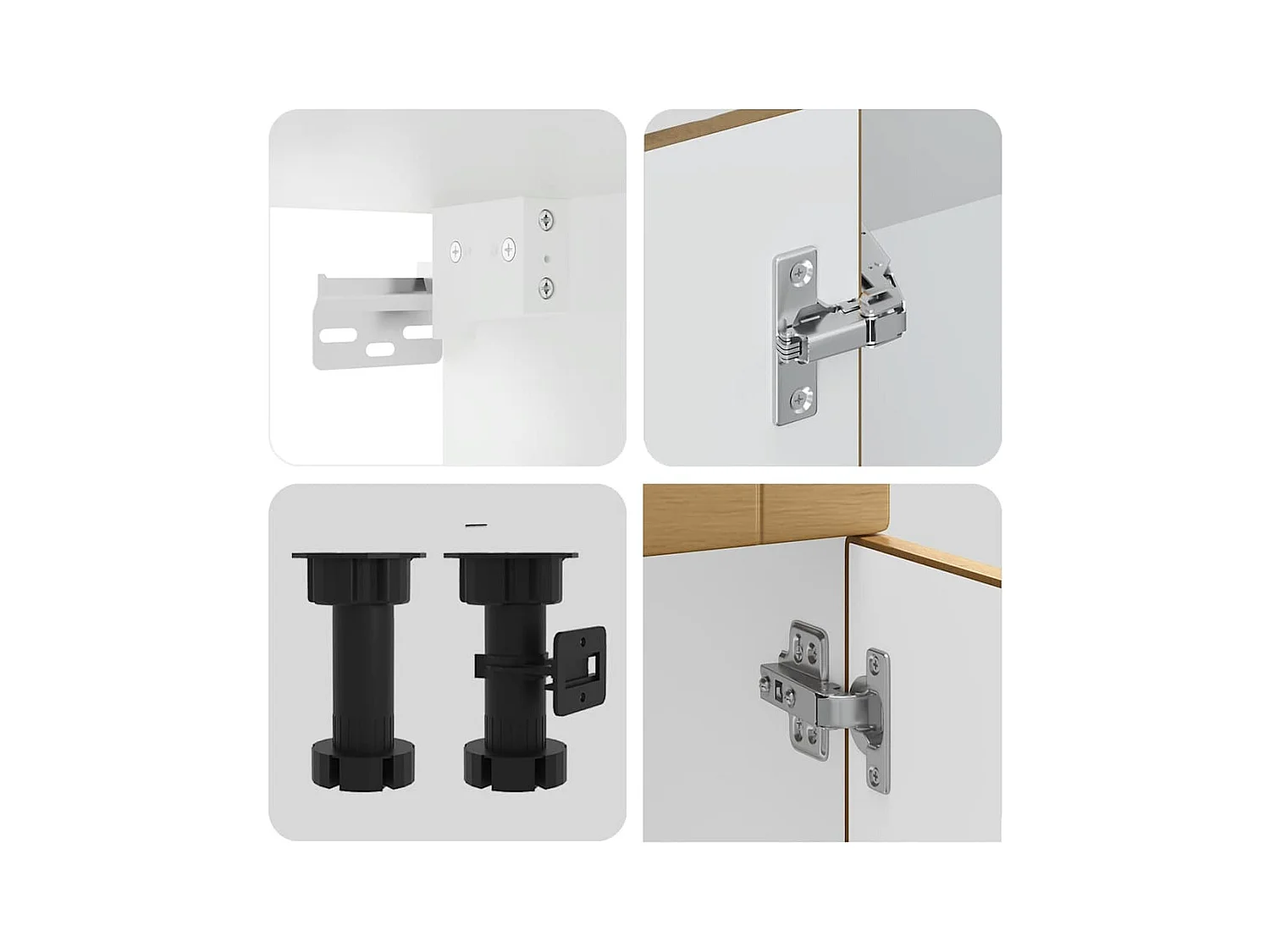 Ensemble d'armoires de cuisine 14 pcs Porto bois d'ingénierie