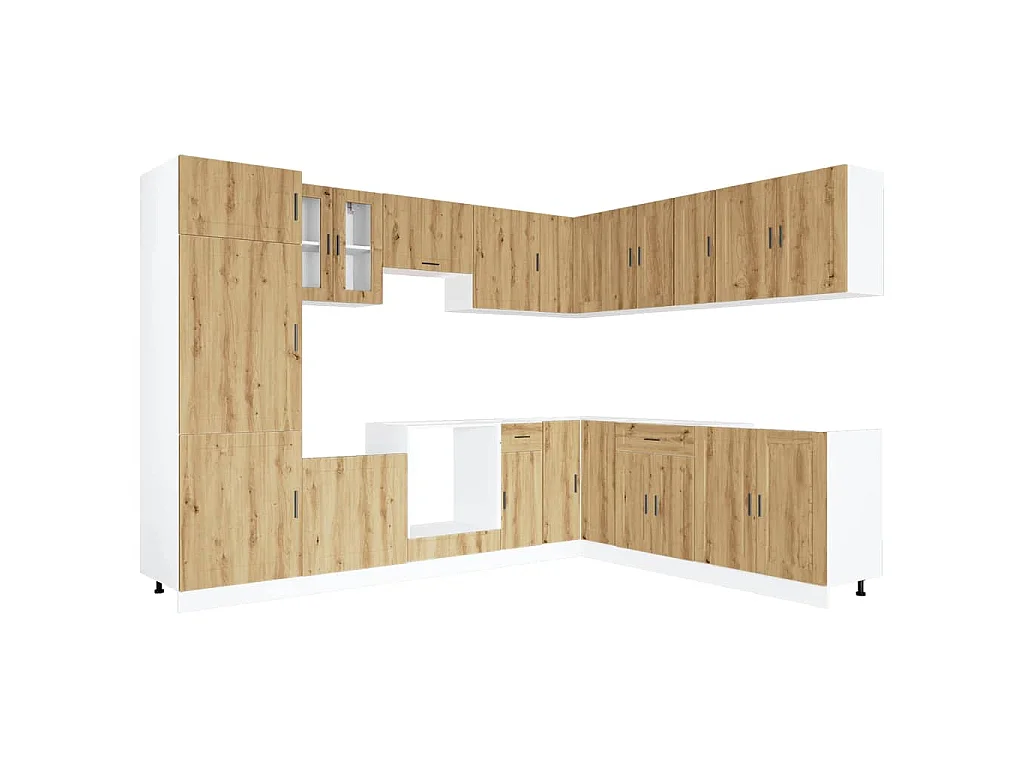 Set Mobili da Cucina 14 pz Porto Rovere Artigianale Truciolato