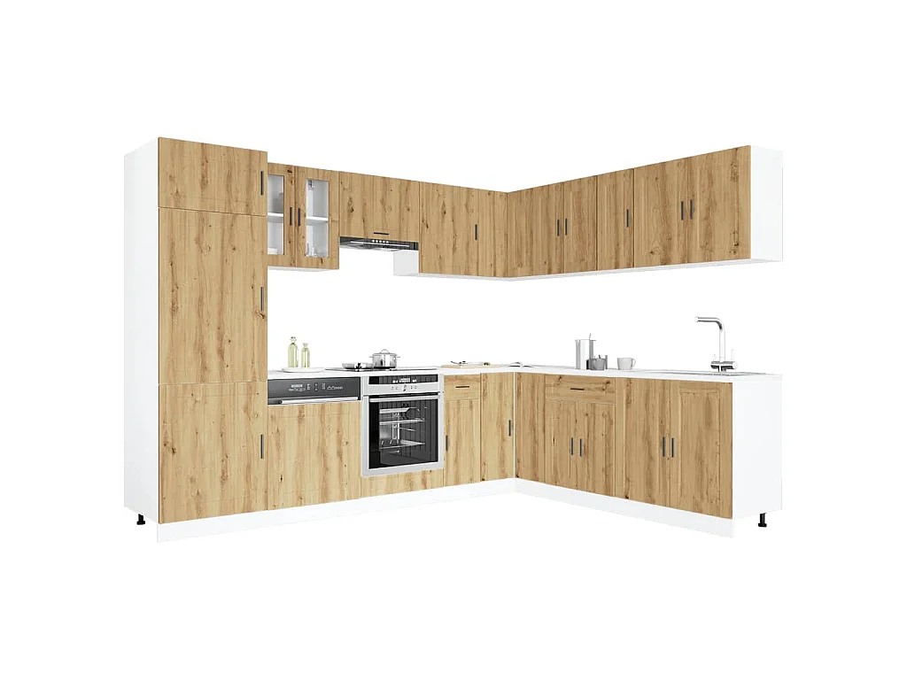 Set Mobili da Cucina 14 pz Porto Rovere Artigianale Truciolato