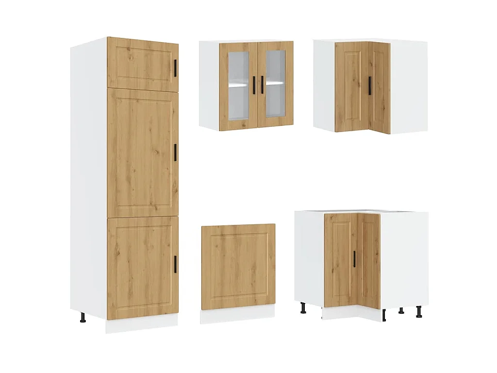 Set Mobili da Cucina 14 pz Porto Rovere Artigianale Truciolato