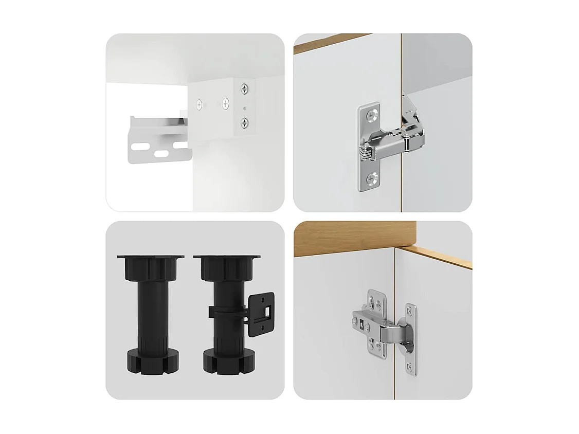 Set Mobili da Cucina 14 pz Kalmar Rovere Artigianale Truciolato