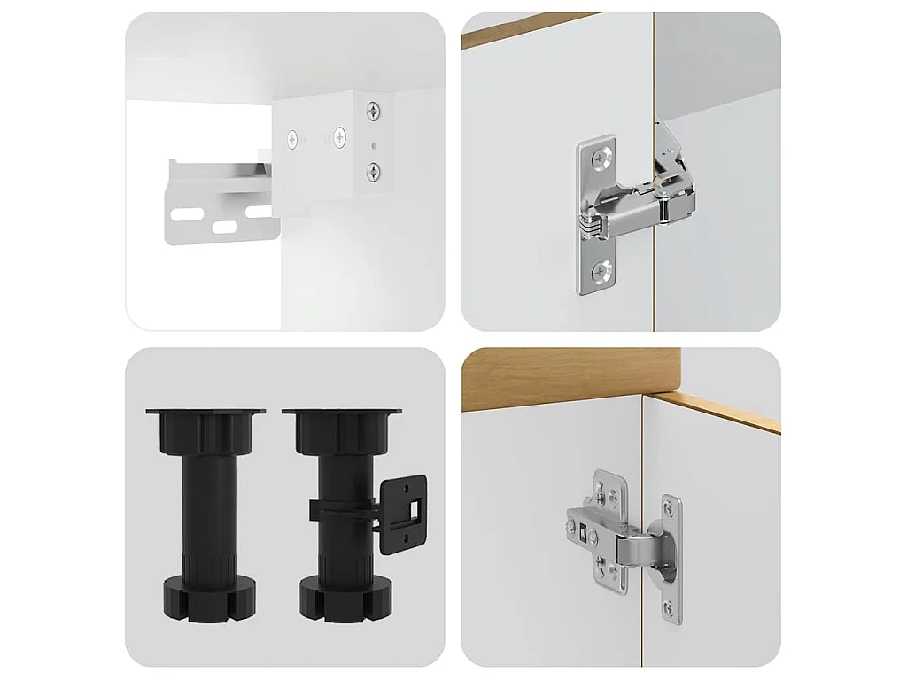 Ensemble d'armoires de cuisine 14 pcs Kalmar bois d'ingénierie