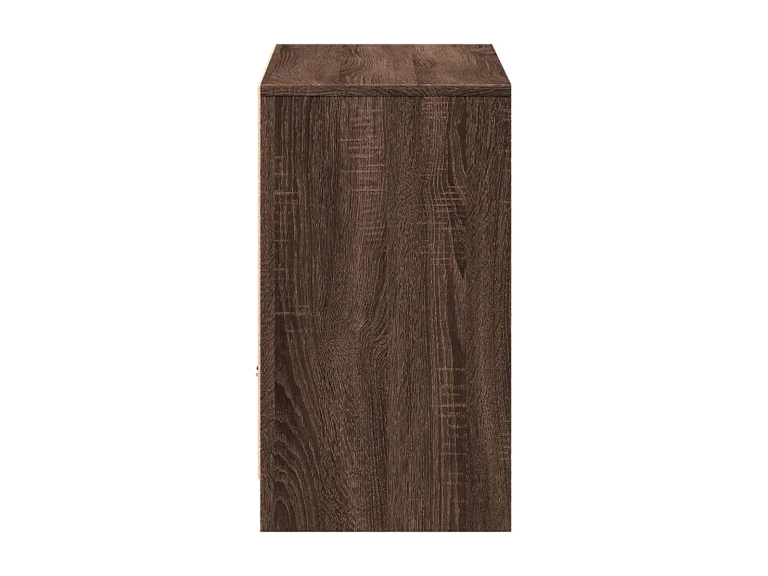 TV-Schrank mit LED-Beleuchtung Braun Eichen-Optik 91x34x61 cm