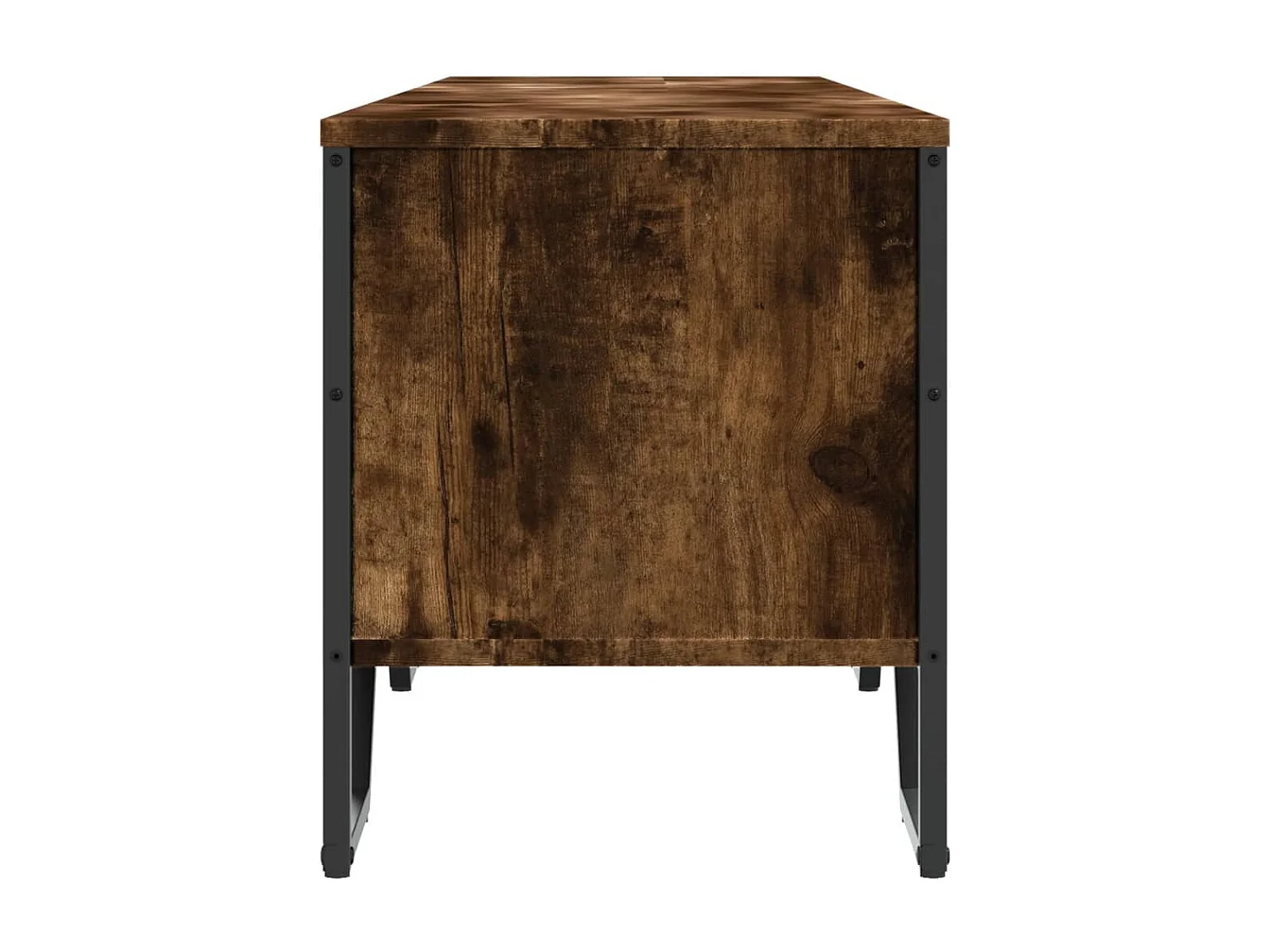 Tv-meubel 180x34x41 cm bewerkt hout gerookt eikenkleurig