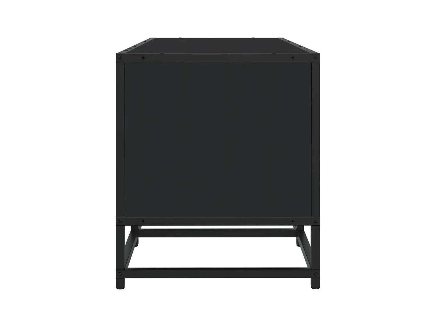 Móvel de TV 180x35x41 cm derivados de madeira preto