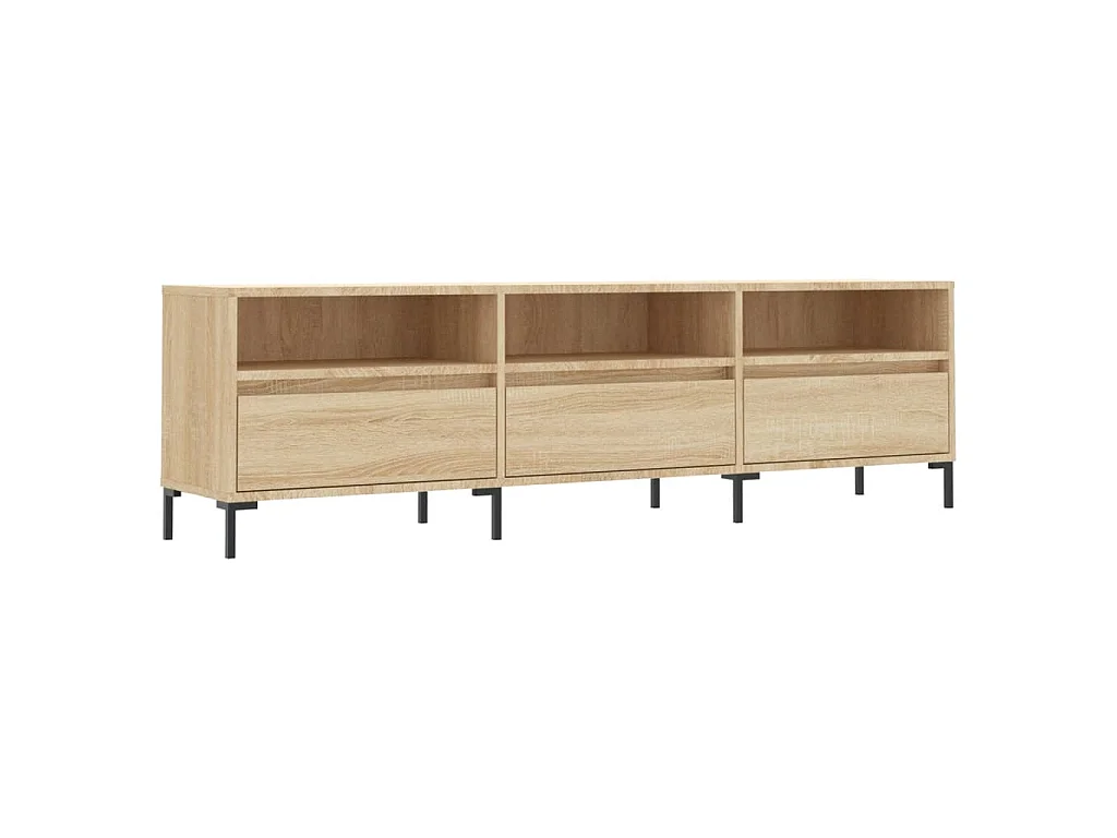 Mobile Porta TV Rovere Sonoma 150x30x44,5 cm Legno Multistrato