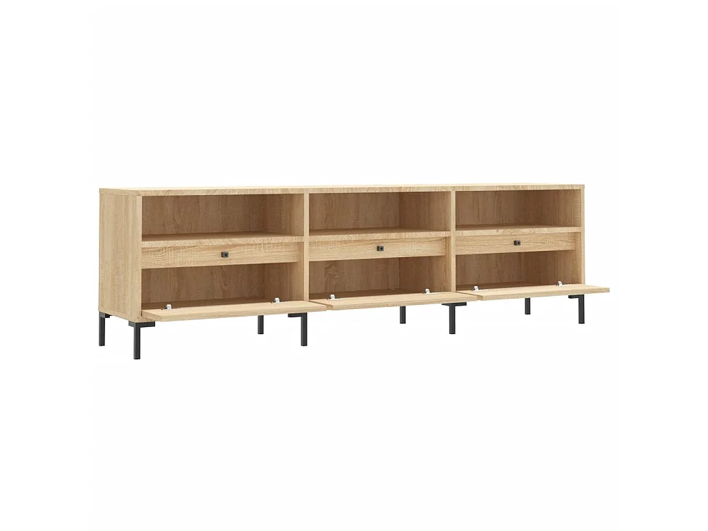 Mobile Porta TV Rovere Sonoma 150x30x44,5 cm Legno Multistrato