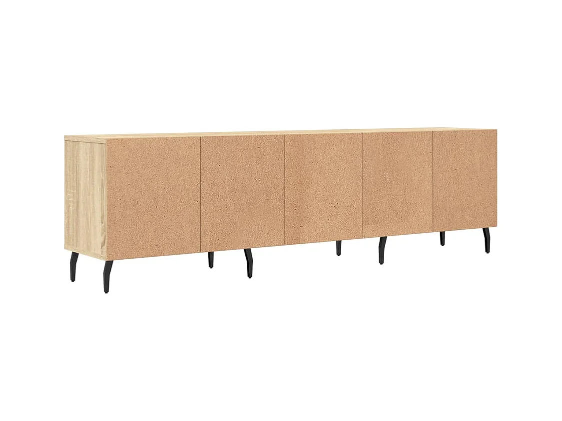Meuble TV chêne sonoma 150x30x44,5 cm bois d'ingénierie