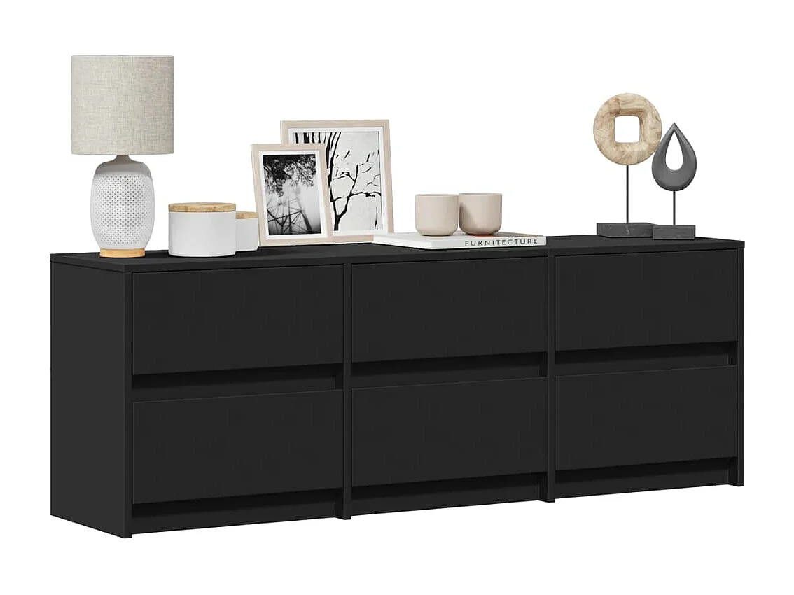 Meuble TV avec LED noir 140x34x50 cm bois d'ingénierie