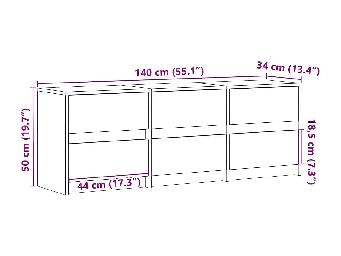 Meuble TV avec LED noir 140x34x50 cm bois d'ingénierie