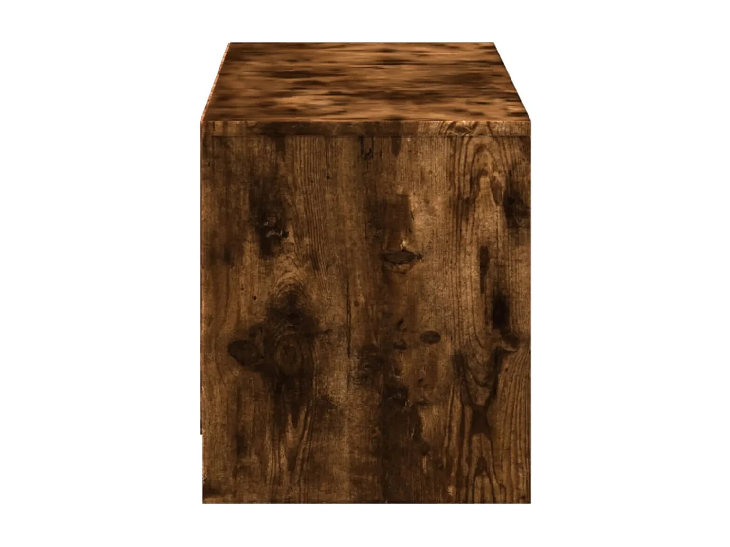 TV-Schrank LED Räuchereiche 140x34x40 cm Holzwerkstoff