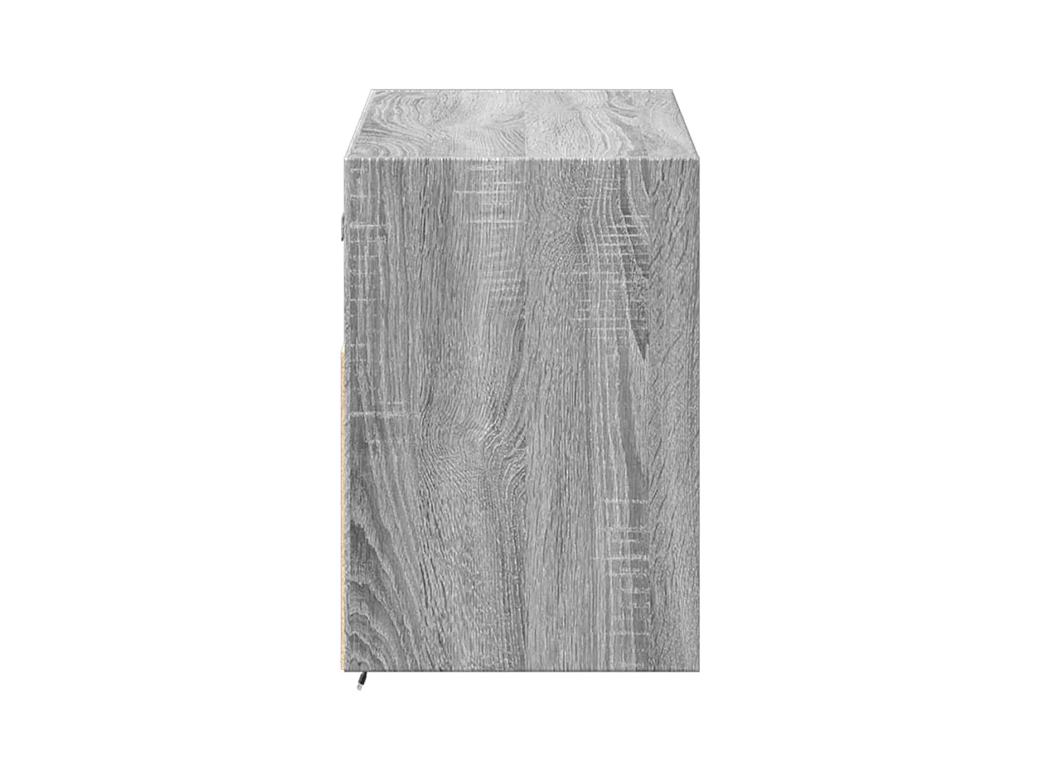 Meuble TV mural avec lumières LED sonoma gris 100x31x45 cm