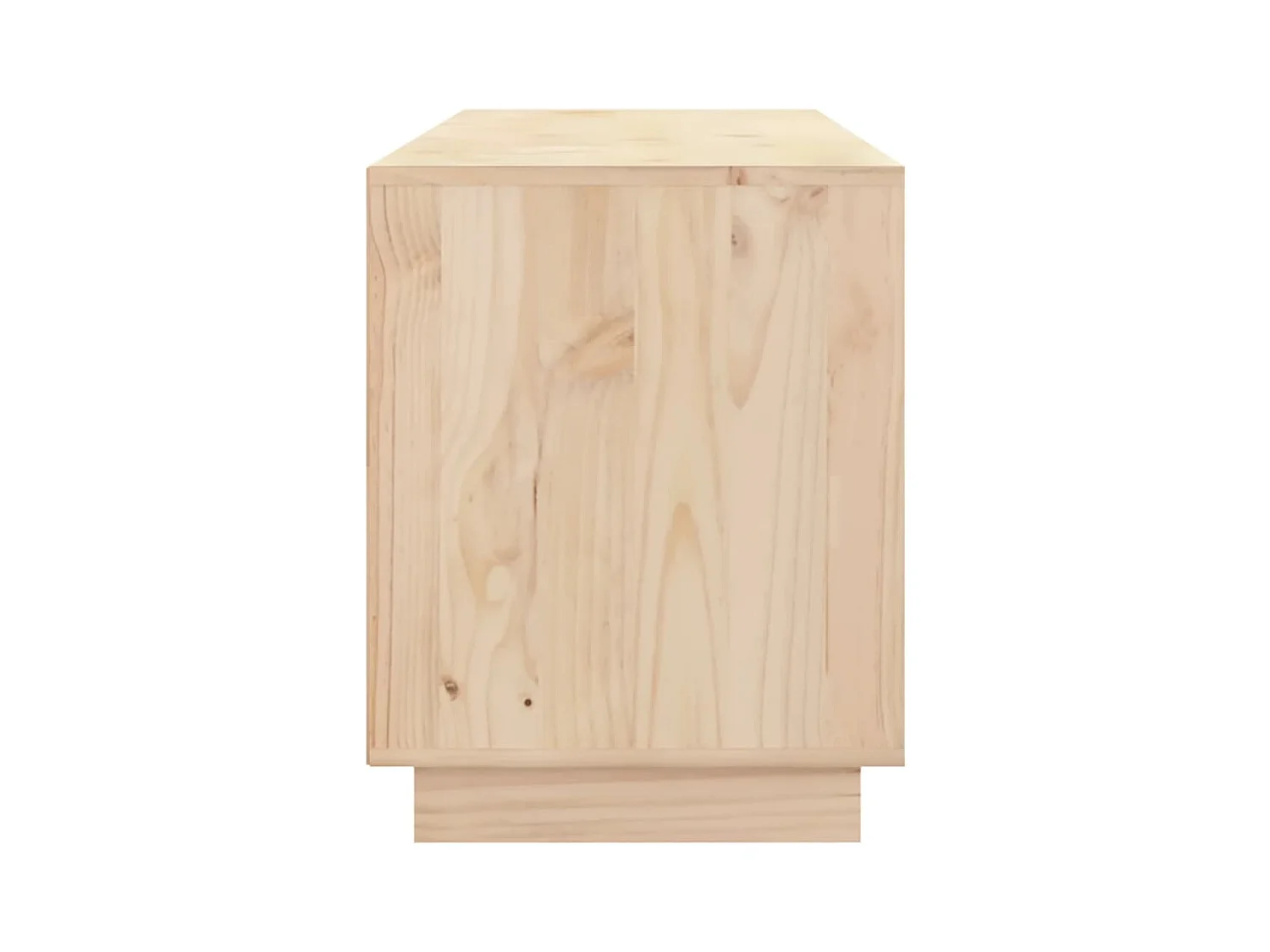 Mueble de TV de madera maciza de pino 176x37x47,5 cm
