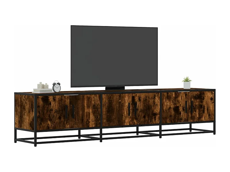 TV-Schrank Räuchereiche 180x35x41 cm Holzwerkstoff