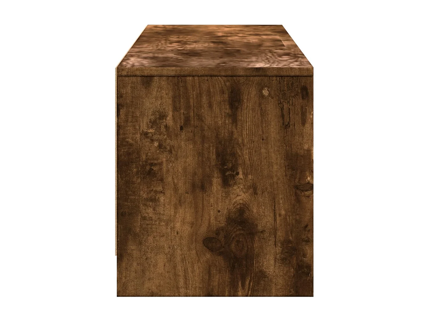 TV-Schrank mit LED-Beleuchtung Räuchereiche 165x34x40 cm