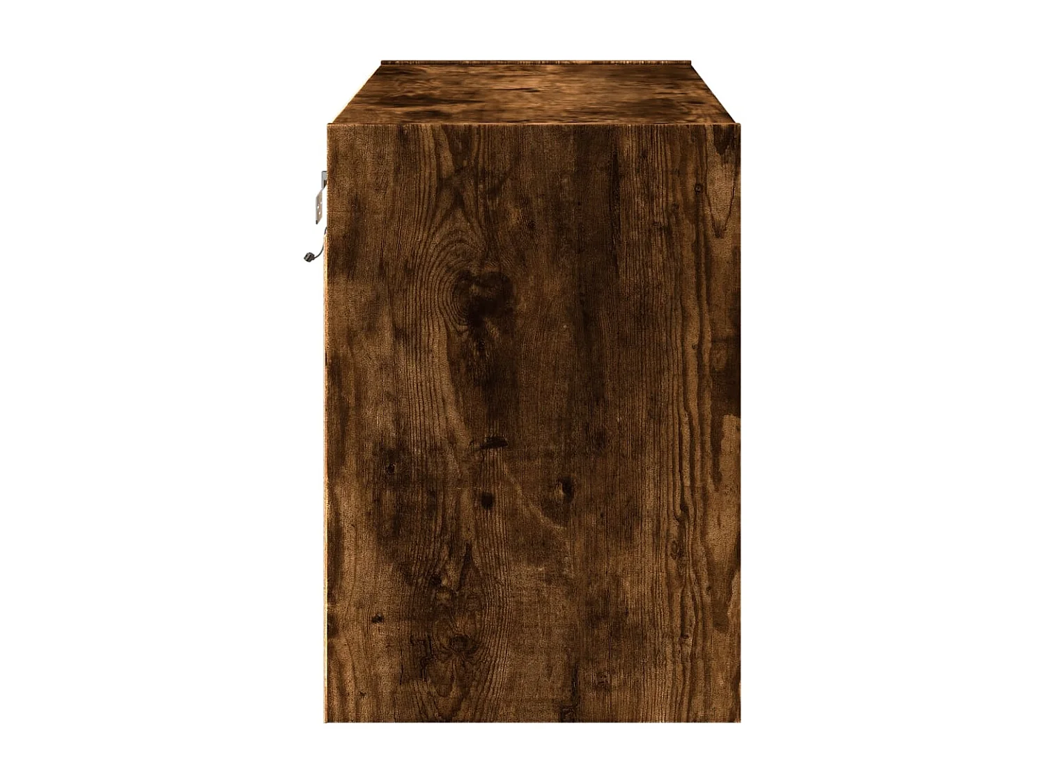 Tv-wandmeubel met LED-verlichting 80x31x45 cm gerookt eiken