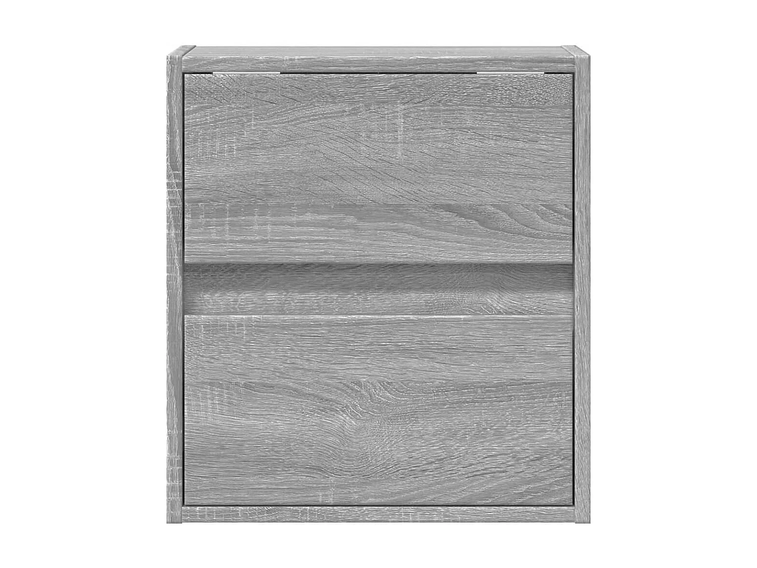 Meubles TV muraux et lumières LED 2 pcs sonoma gris 41x31x45 cm