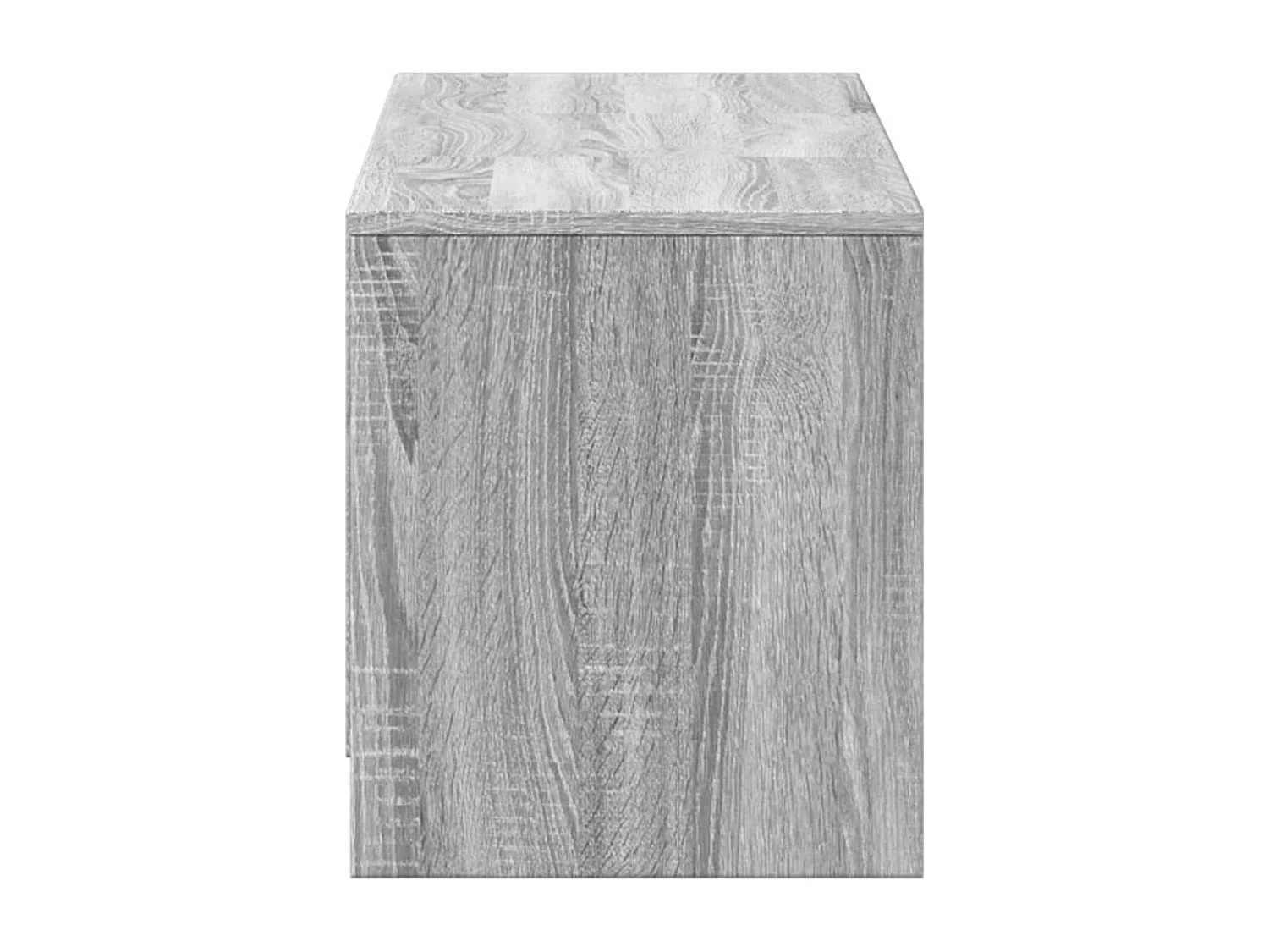 Mueble de TV madera ingeniería gris Sonoma 140x34x40 cm