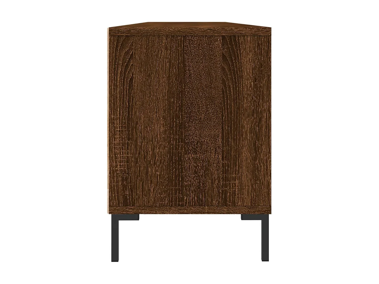 Meuble TV chêne marron 150x30x44,5 cm bois d'ingénierie