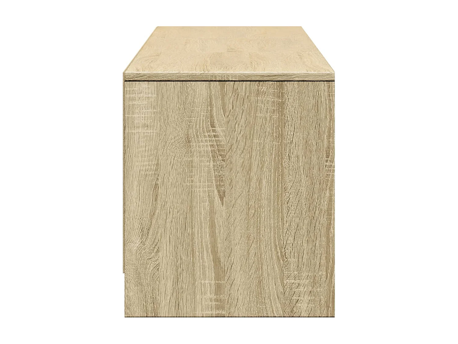 Mueble de TV LED madera de ingeniería roble Sonoma 165x34x40 cm