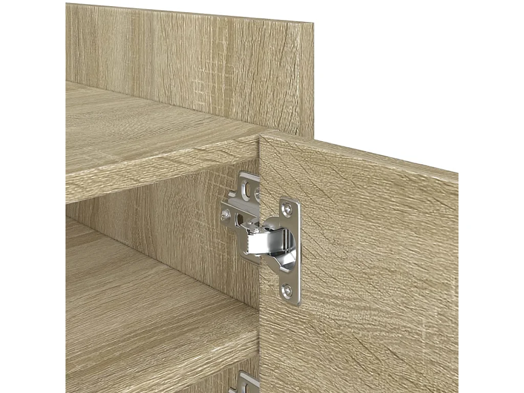 Mueble de TV madera ingeniería roble 80x35x40 cm