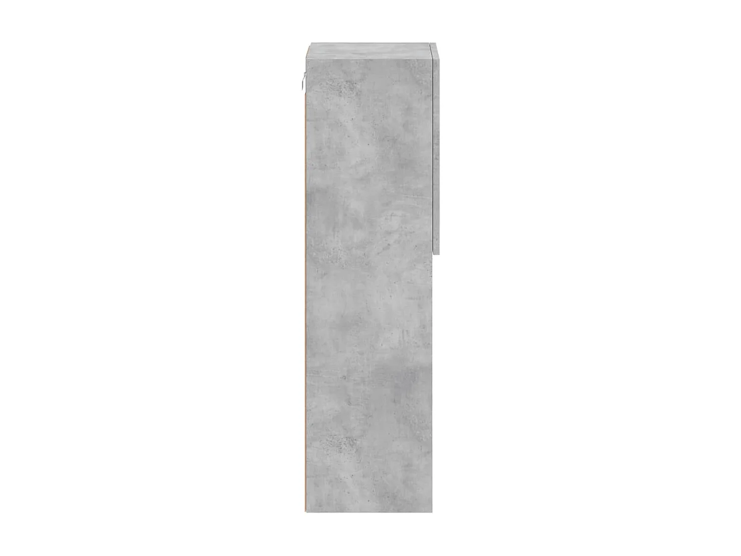 Meubles TV avec lumières LED 2 pcs gris béton 30,5x30x102 cm
