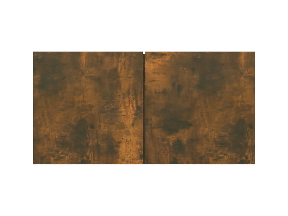 Ensemble de meubles TV 4 pcs Chêne fumé Bois d'ingénierie