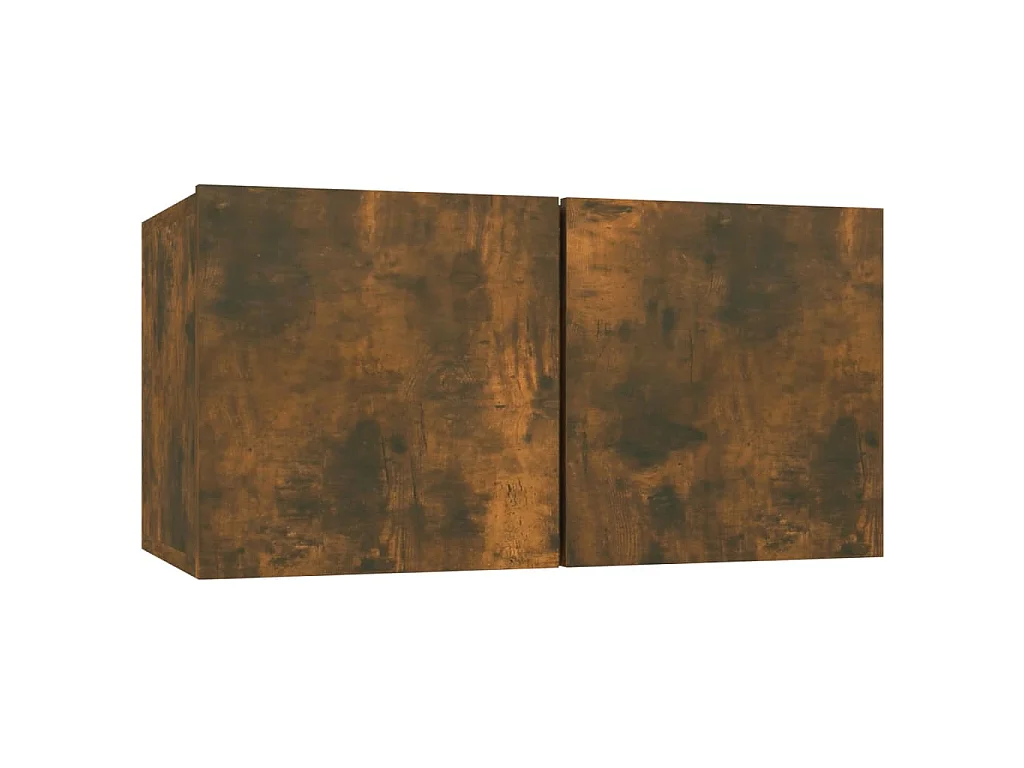 Ensemble de meubles TV 4 pcs Chêne fumé Bois d'ingénierie