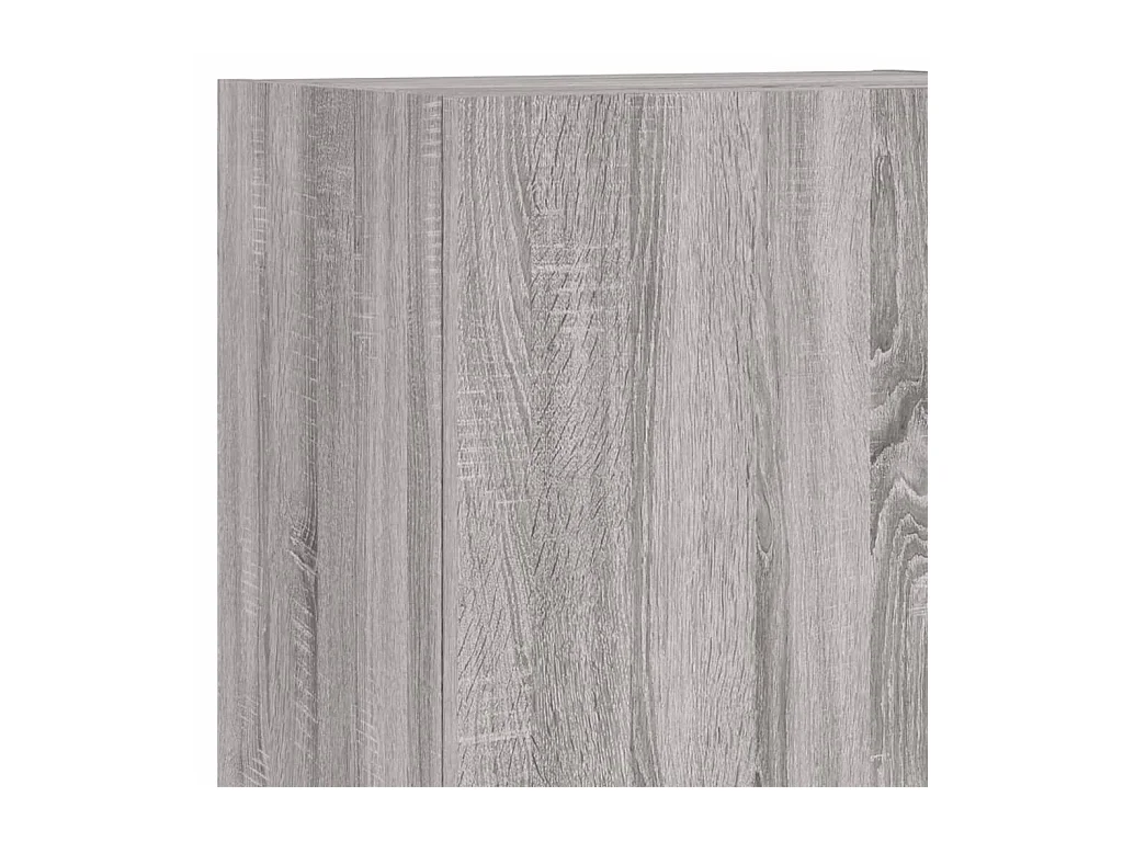 5 pcs móveis de parede p/ TV derivados de madeira cinza sonoma