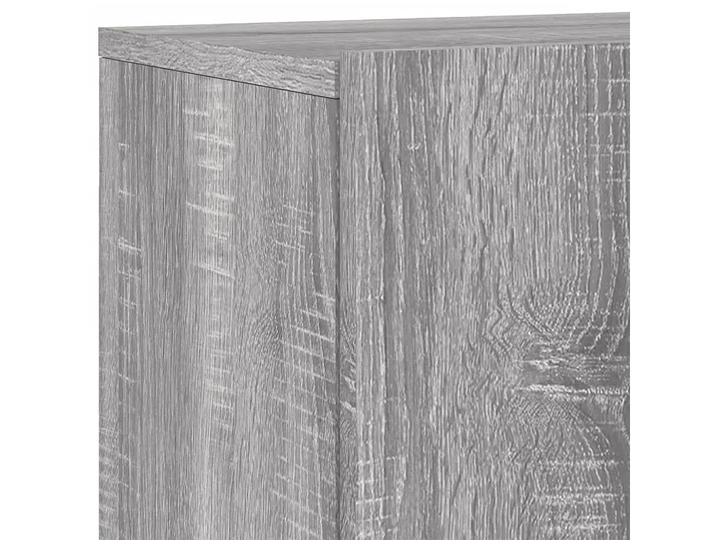 Mobili TV a Muro 5pz Grigio Sonoma in Legno Multistrato