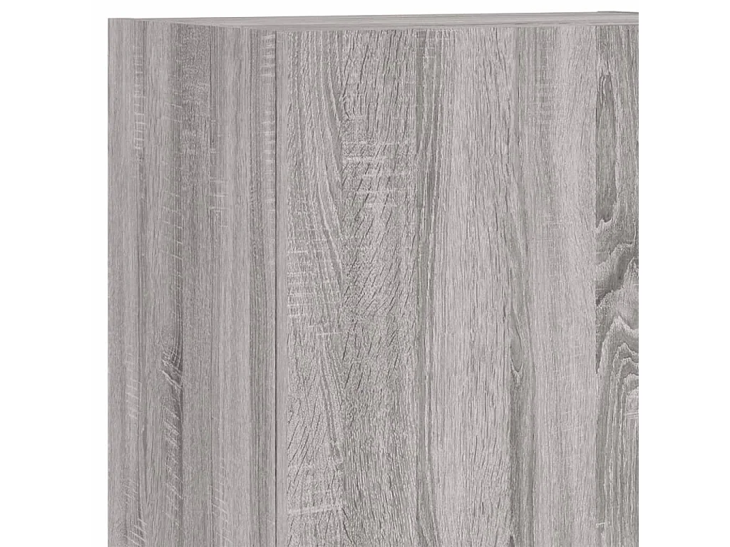 Mobili TV a Muro 5pz Grigio Sonoma in Legno Multistrato