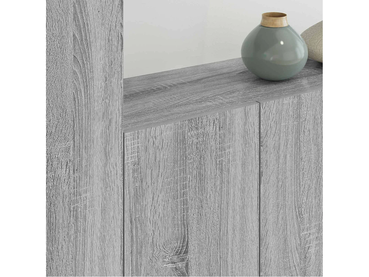 Unités murales TV 5 pcs sonoma gris bois d'ingénierie