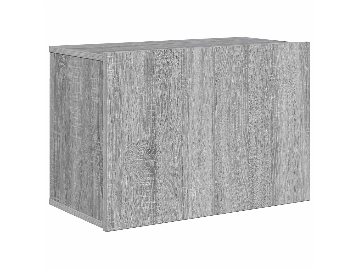 Unités murales TV 5 pcs sonoma gris bois d'ingénierie
