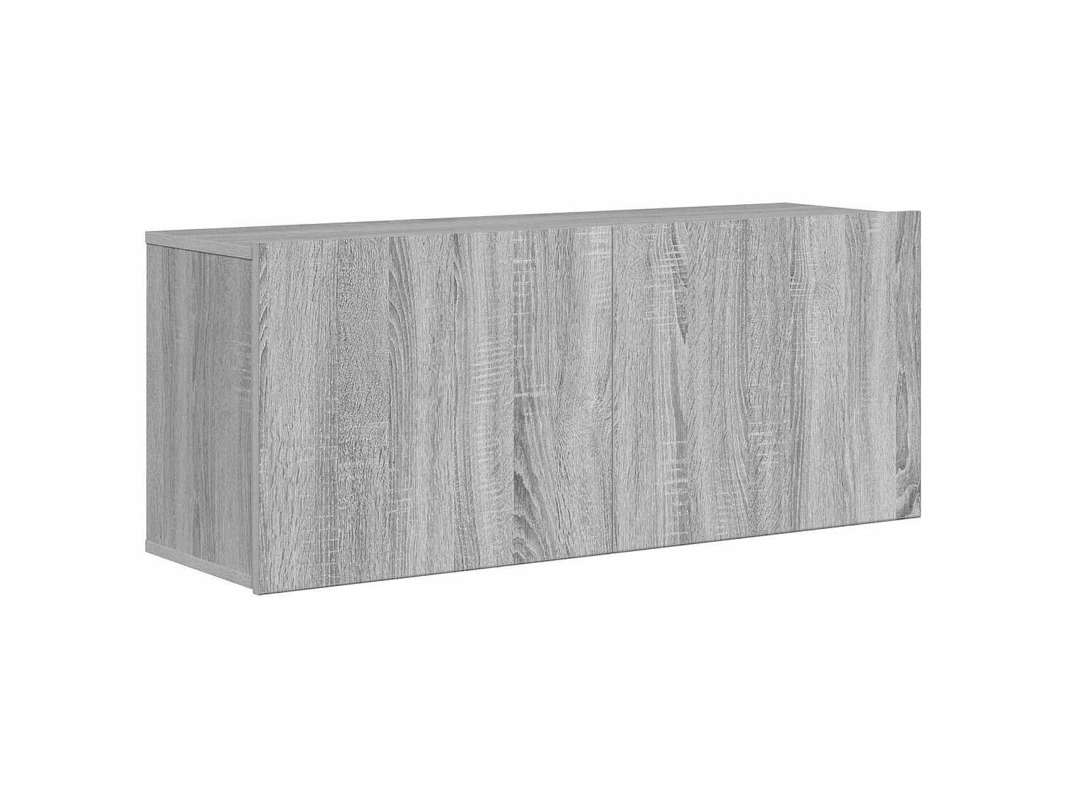 Unités murales TV 5 pcs sonoma gris bois d'ingénierie