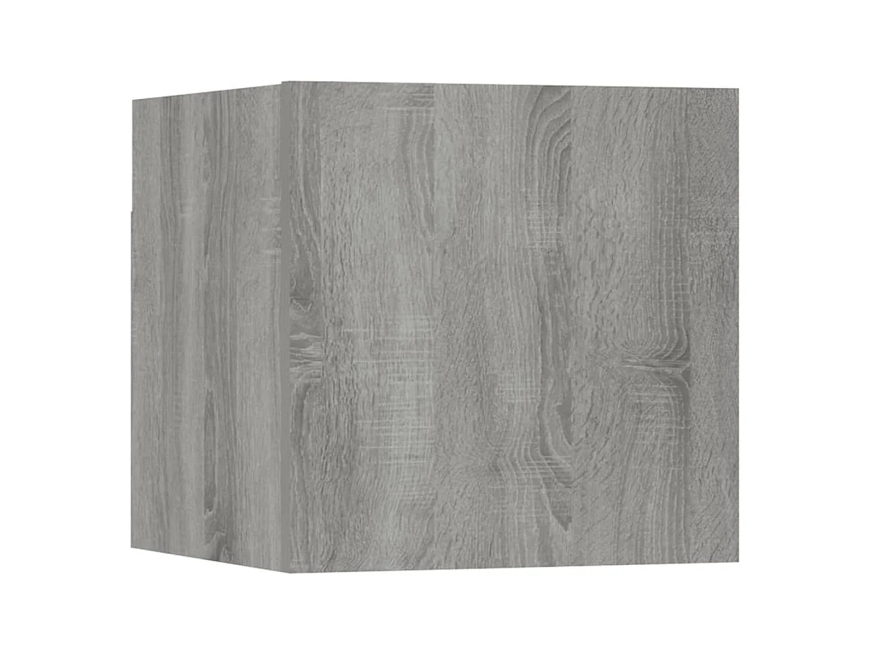 Ensemble de meubles TV 8 pcs Sonoma gris Bois d'ingénierie