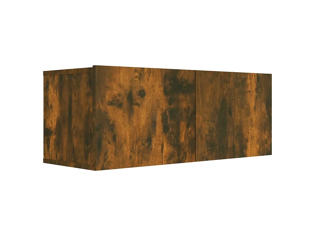 7-tlg. TV-Schrank-Set Räuchereiche Holzwerkstoff