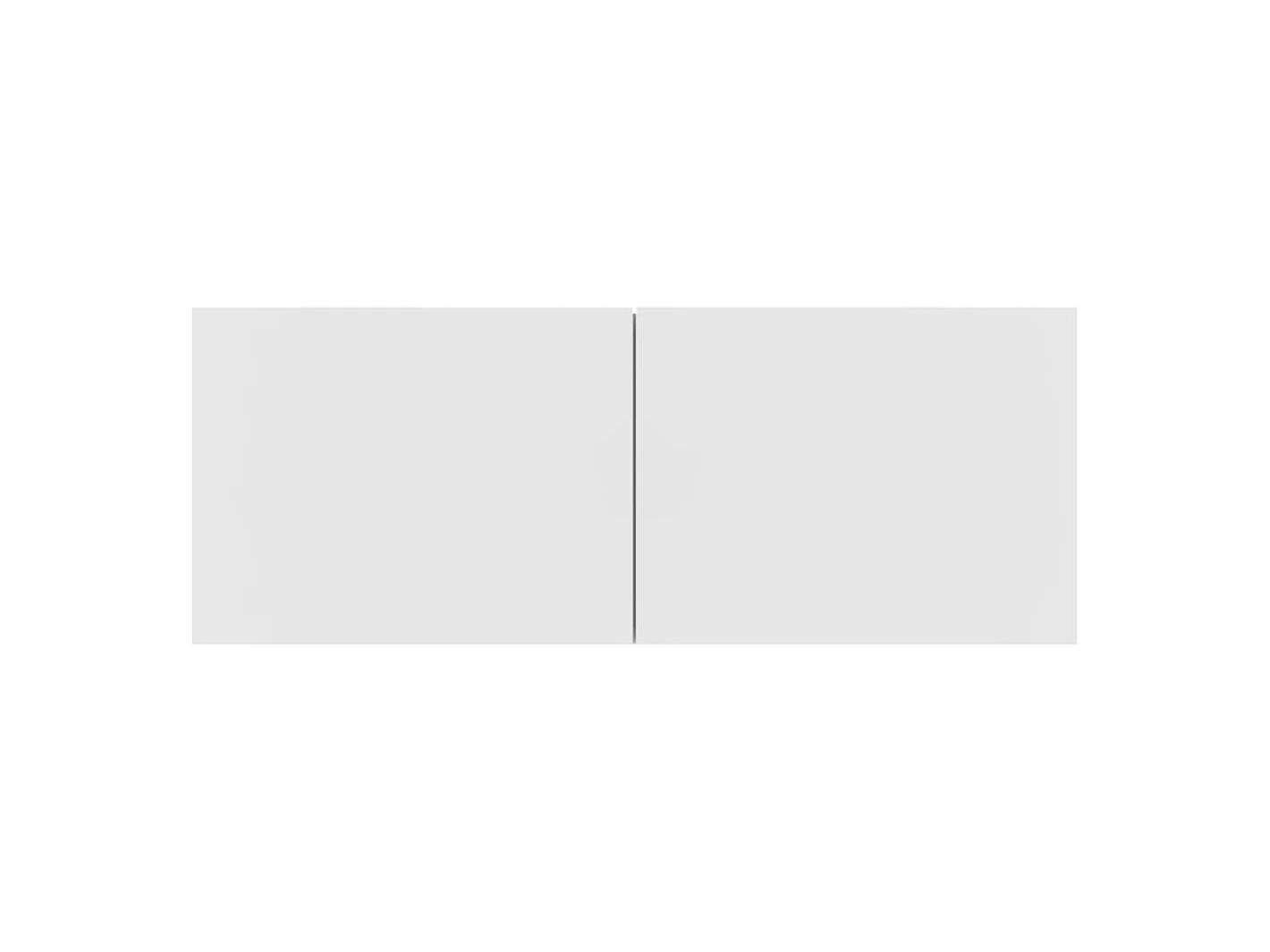 Ensemble de meubles TV 8 pcs Blanc Bois d'ingénierie