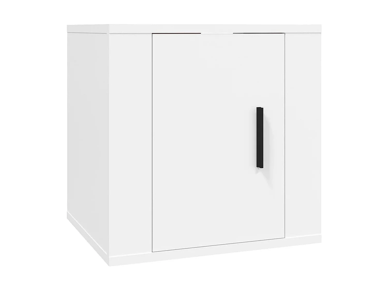 Ensemble de meubles TV 5 pcs Blanc Bois d'ingénierie