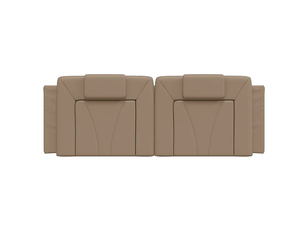 Coussin de tête de lit Viana cappuccino 140 cm similicuir