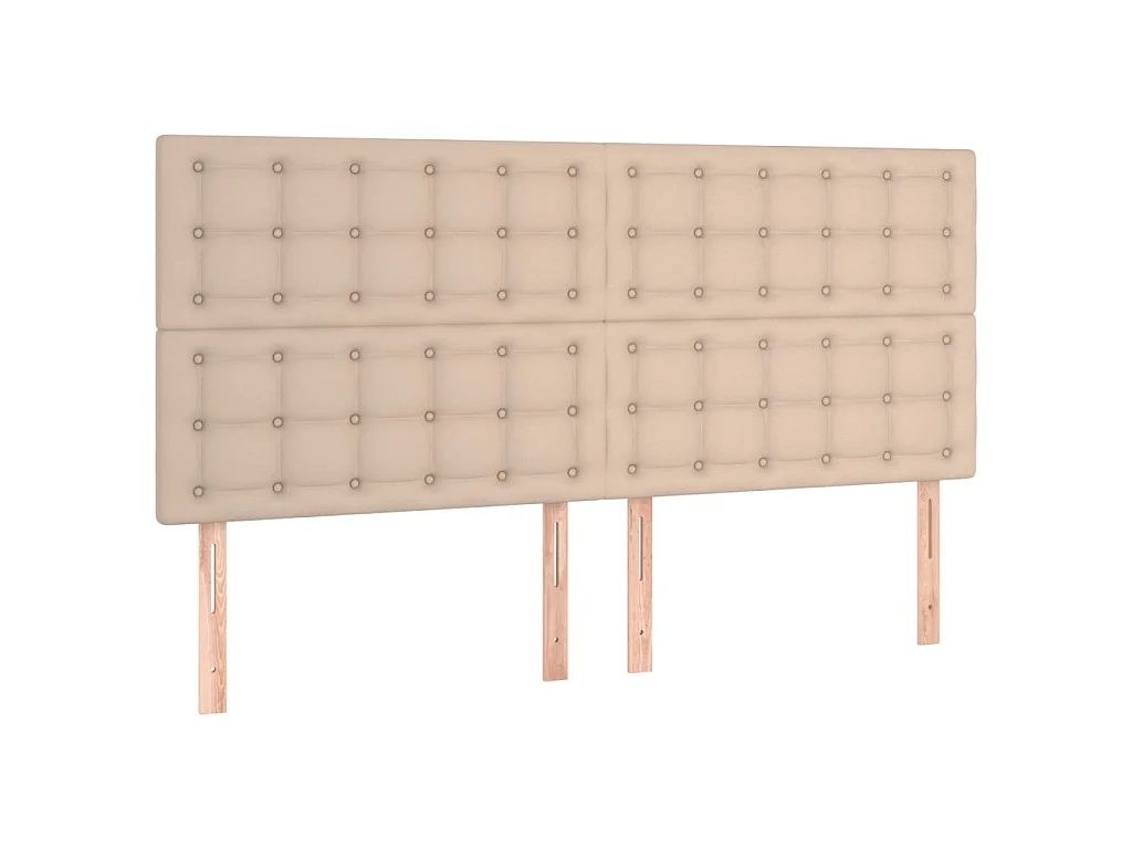 Tête de lit Cappuccino 200 x 5 x 118/128 cm Similicuir