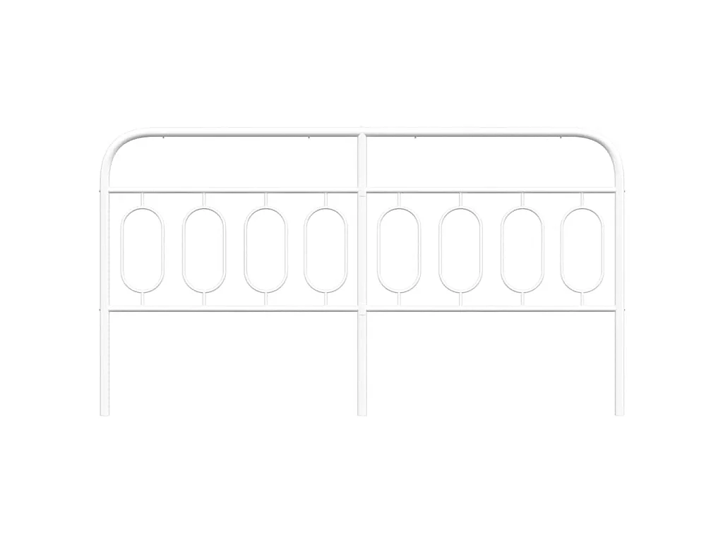 Tête de lit de remplacement métal blanc 160 cm