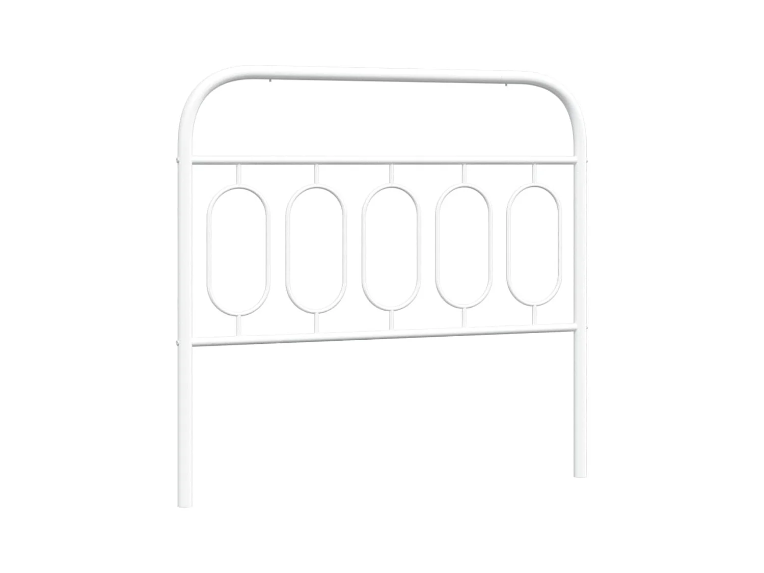 Tête de lit métal blanc 100 cm