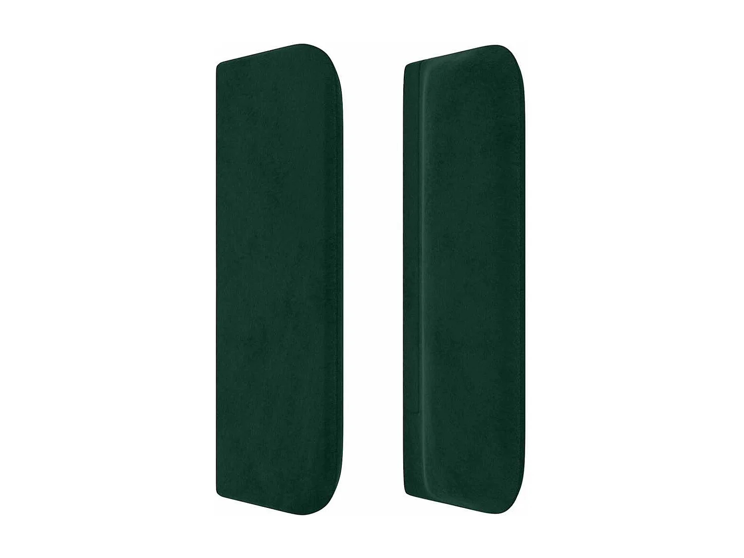 Testiera ad Orecchio Verde Scuro 183x16x78/88 cm in Velluto