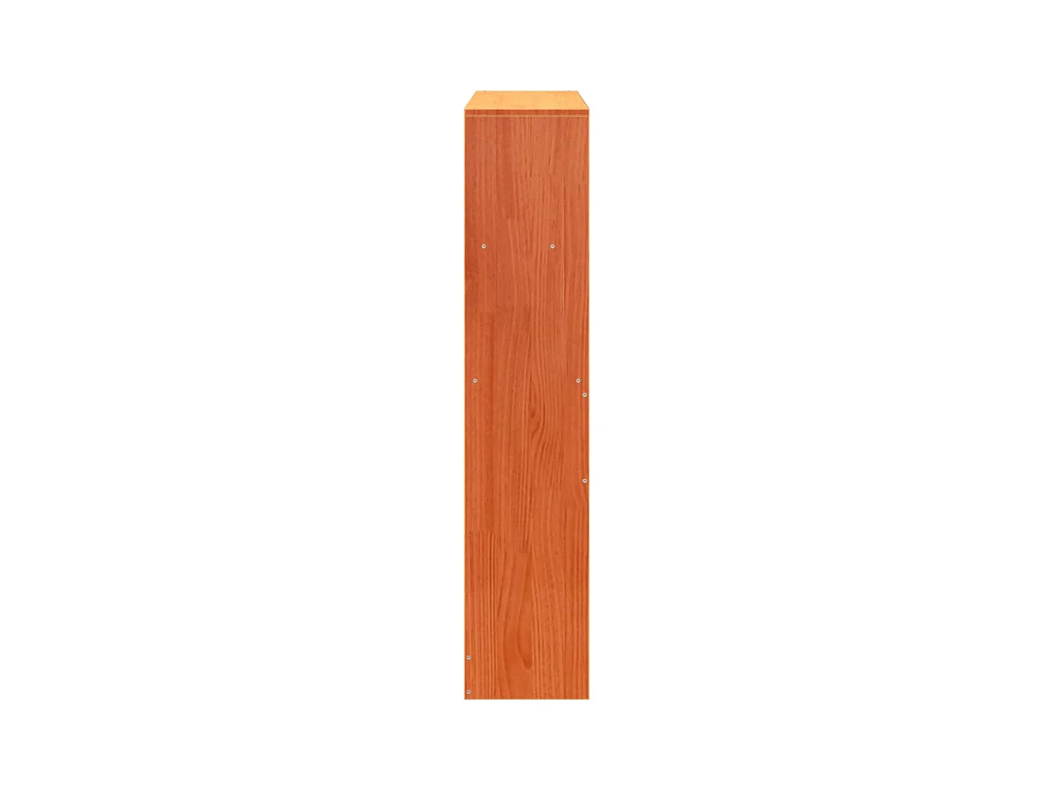 Cabecero de cama almacenaje madera maciza pino marrón 100 cm