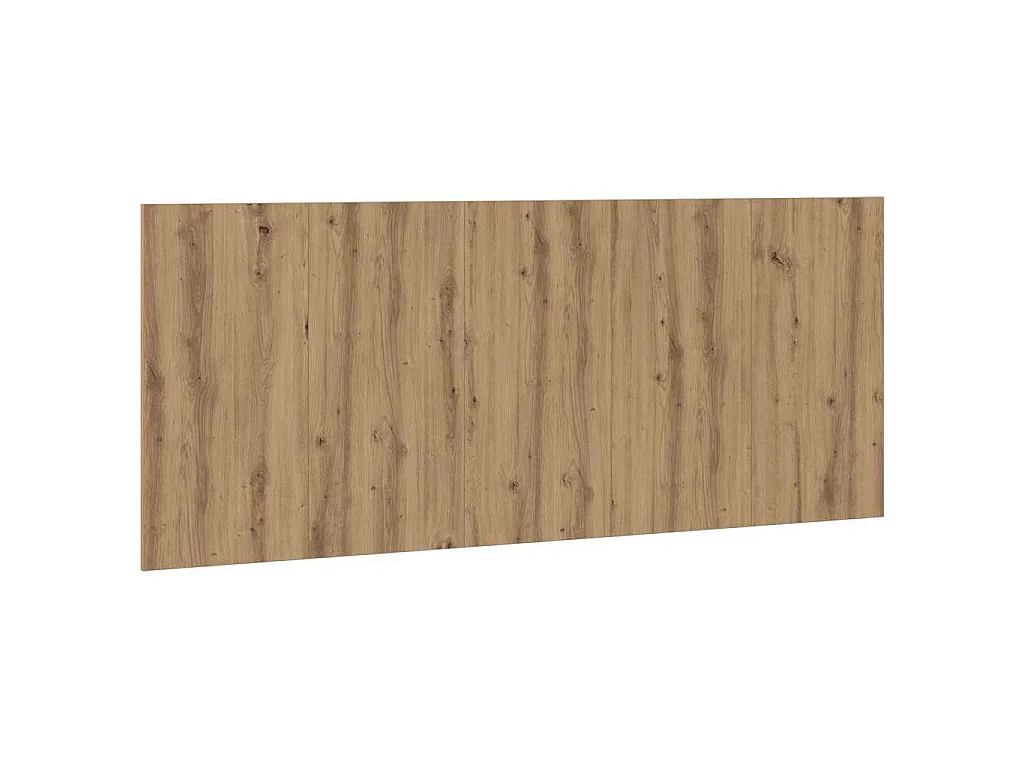 Tête de lit chêne artisanal 200x1,5x80 cm bois d'ingénierie