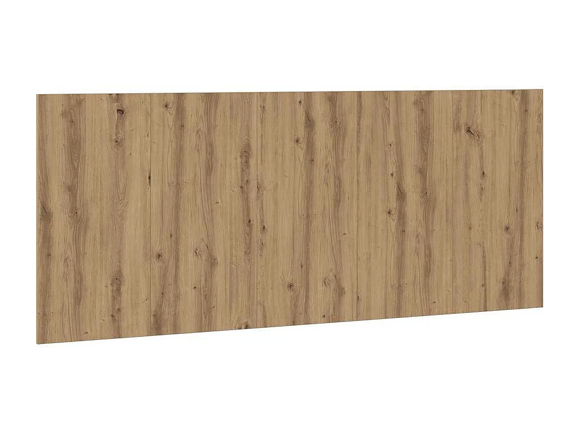 Testiera Letto Rovere Sonora 240 Cm | Pannello Parete Design Classico | Legno Ingegnerizzato Resistente All'Umidità