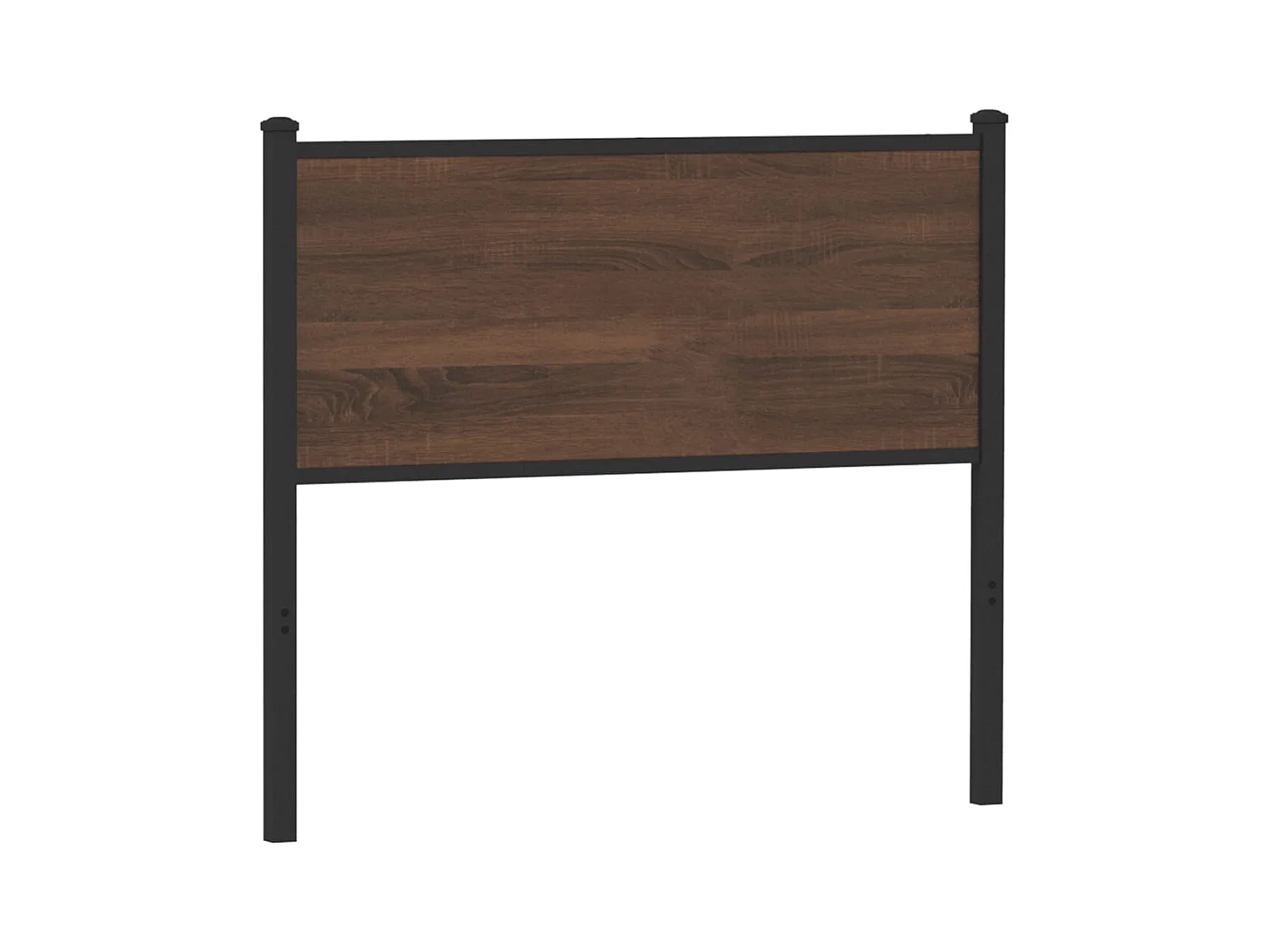 Tête de lit chêne marron 100 cm bois d'ingénierie et acier