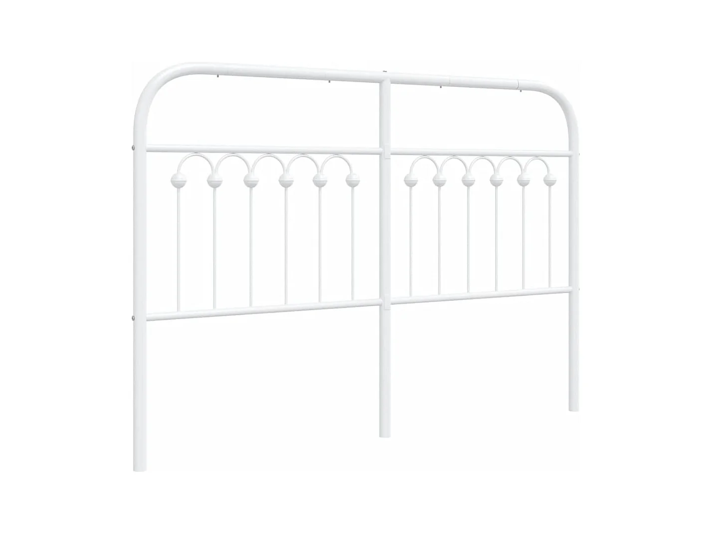 Cabecero de metal blanco 135 cm