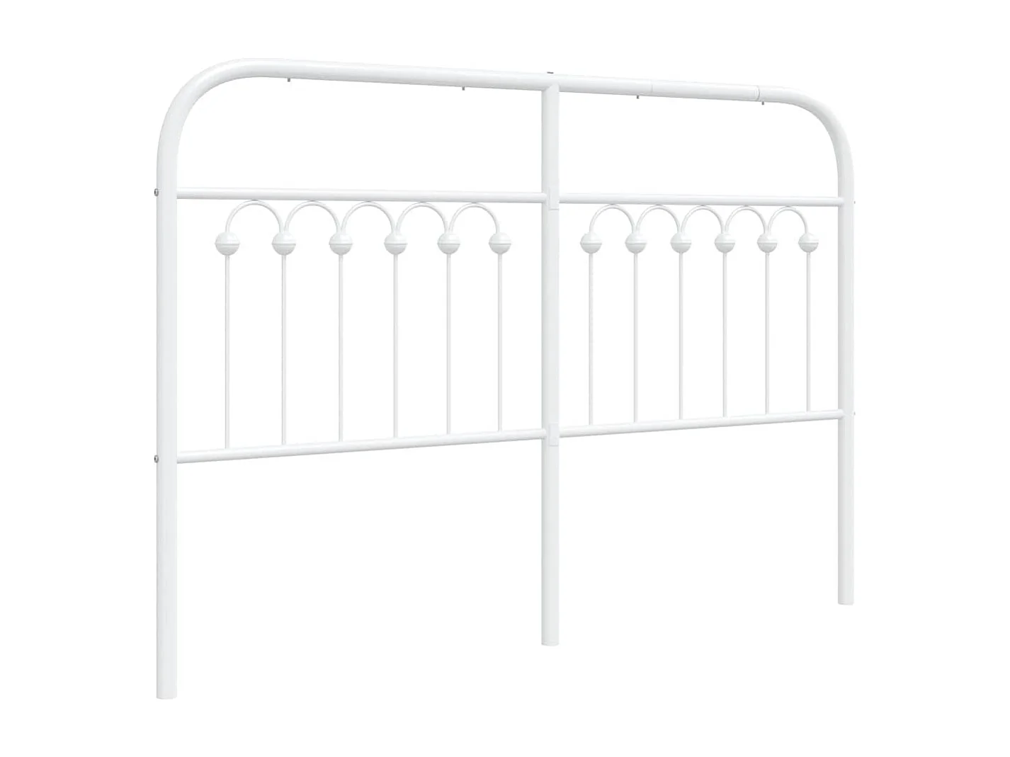 Tête de lit de remplacement métal blanc 135 cm